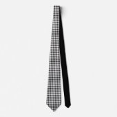 Gingham Black White Classic Tie Stropdas (Voorkant)