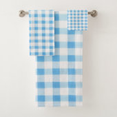 Gingham Bleu Bébé (En situation)