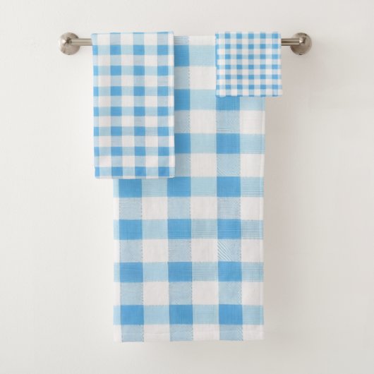 Gingham Bleu Bébé (En situation)