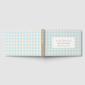 Gingham carreaux bleu bébé pâle clair (Complet)
