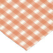 Gingham Charm Orange Tafelkleed (Gekanteld)