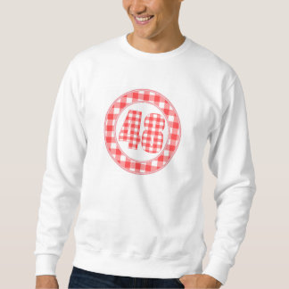 gingham check 48 circular RED Trui