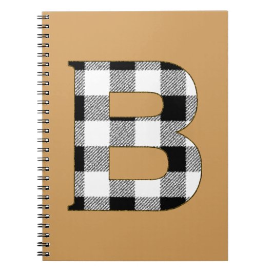 Gingham Check B Notitieboek (Voorkant)