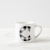 Gingham Check C Espresso Kop (Rechts)