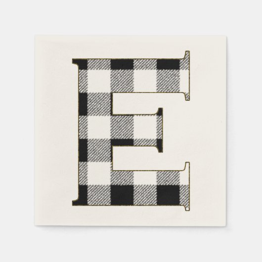 Gingham Check E Servetten (Voorkant)