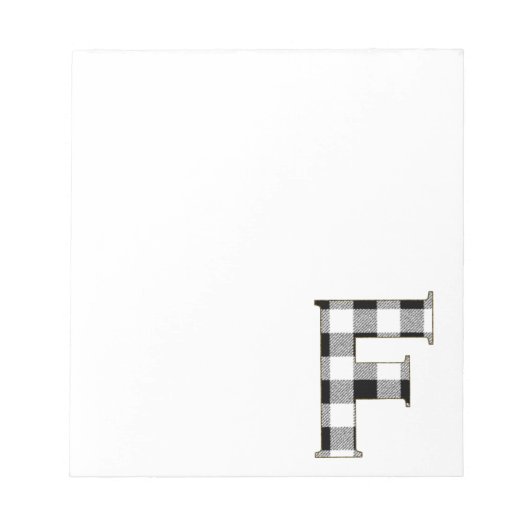 Gingham Check F Notitieblok (Voorkant)