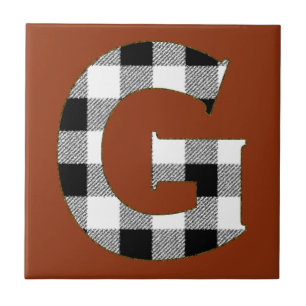 Gingham Check G Tegeltje