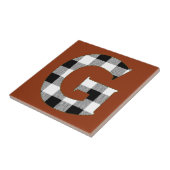 Gingham Check G Tegeltje (Zijkant)