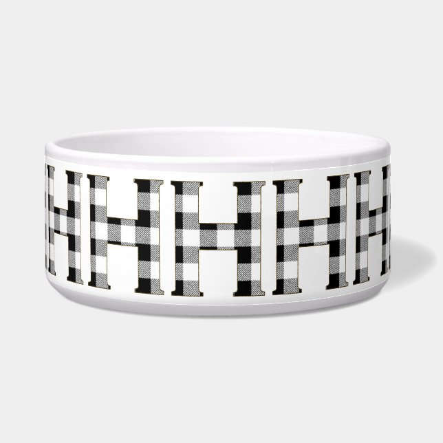 Gingham Check H Voerbakje (Voorkant)