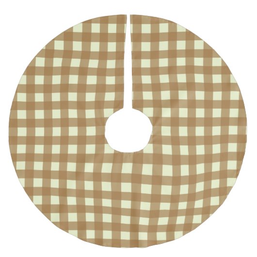 GINGHAM CHECK KERSTBOOM ROK (Voorkant)