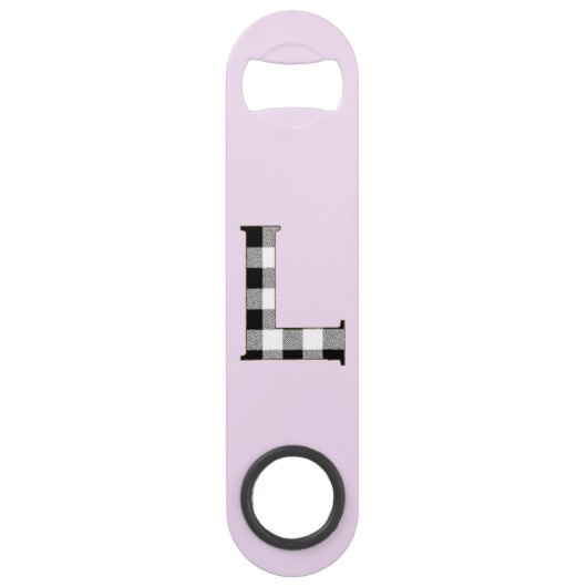 Gingham Check L Speed Flessenopener (Voorkant)