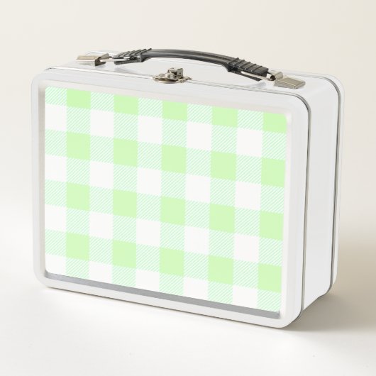 Gingham Check Light Green (Voorkant)