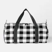 Gingham check patroon (zwart) plunjezak (Achterkant)