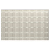 Gingham Check Pattern Monogram Khaki Sand Beige Stof (Yard (91,4 cm))