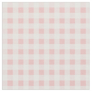 Gingham Check Print Stof