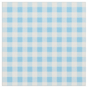 Gingham Check Print Stof