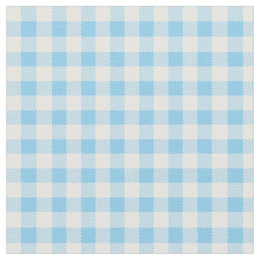 Gingham Check Print Stof (Close Up)