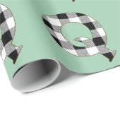 Gingham Check Q Cadeaupapier (Rol Hoek)