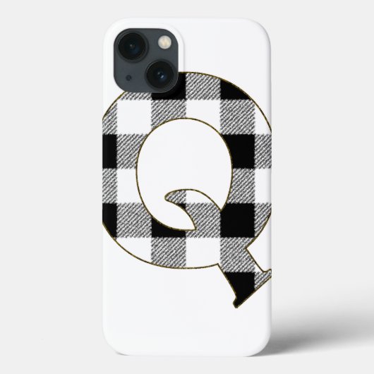 Gingham Check Q Case-Mate iPhone Case (Achterkant)