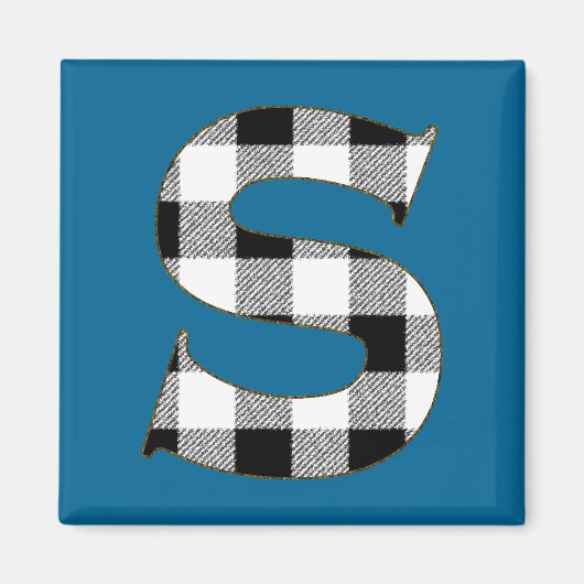 Gingham Check S Magneet (Voorkant)