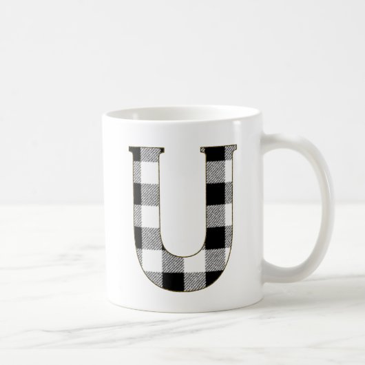 Gingham Check U Koffiemok (Rechts)