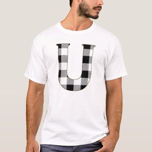 Gingham Check U T-shirt (Voorkant)