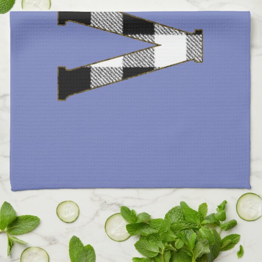 Gingham Check W Theedoek (Gevouwen)