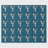 Gingham Check Y Cadeaupapier (Vlak)