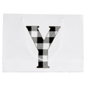 Gingham Check Y Groot Cadeauzakje (Achterkant)