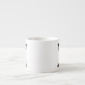 Gingham Check Z Espresso Kop (Voorkant)