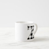 Gingham Check Z Espresso Kop (Voorkant rechts)