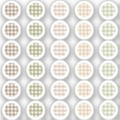 Gingham cirkels voor planner / tijdschriften sticker (Voorkant)