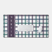 Gingham Cœur Violet (Clavier et souris)