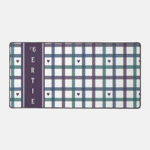 Gingham Cœur Violet