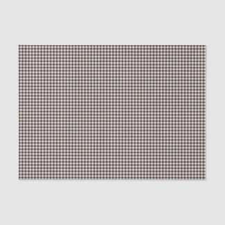 Gingham-Dark-Brown-Tissue Wrapping Paper Tissuepapier