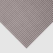 Gingham-Dark-Brown-Tissue Wrapping Paper Tissuepapier (Detail)