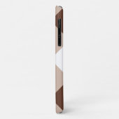 Gingham - Donkere en lichte, bruine telefoontas Case-Mate iPhone Case (Achterkant/links)