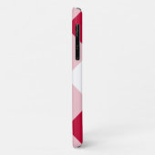Gingham - Donkerrode en roze Roos kwartsroze telef Case-Mate iPhone Case (Achterkant/links)