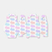 Gingham Easter Bunny Pattern Bedankdoosjes (Uitgevouwen)