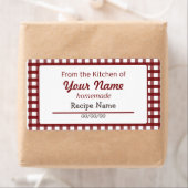 Gingham Food Label (Insitu)