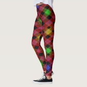 Gingham Gecontkered Multicolored Leggings (Links)