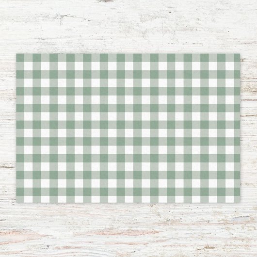 Gingham geruite patten in pastelkleuren tissuepapier
