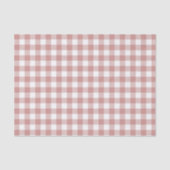 Gingham geruite patten in pastelkleuren tissuepapier (Voorkant)