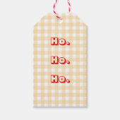 Gingham Gift Labels Cadeaulabel (Voorkant)