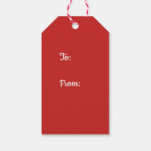Gingham Gift Labels Cadeaulabel (Achterkant)