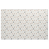 Gingham honden met poten stof (Fat Quarter)