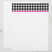 Gingham Letterhead (Voorkant / Achterkant)