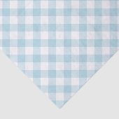 Gingham Light Blue en White Pattern Tissuepapier (Detail)