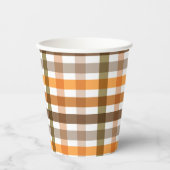Gingham Papieren Bekers (Voorkant)