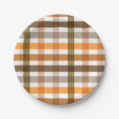 Gingham Papieren Bordje (Voorkant)
